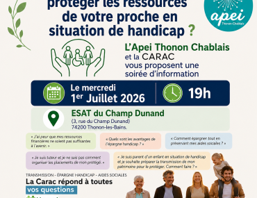 Soirée d'information sur la protection des ressources